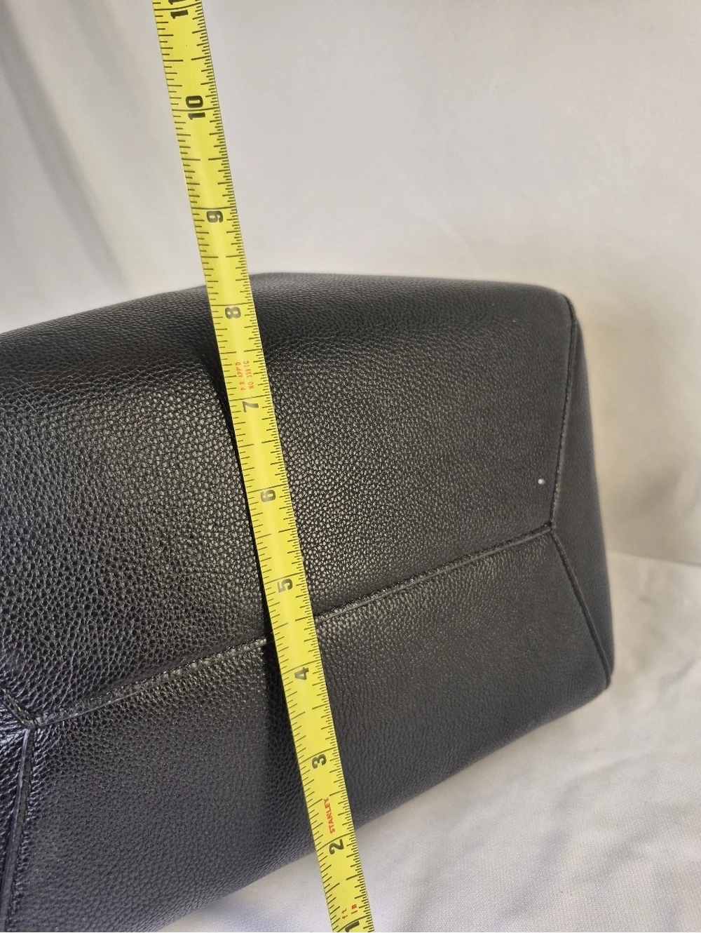Pinko Black Leather Bucket Hobo Bag Purse Tote Chain Strap